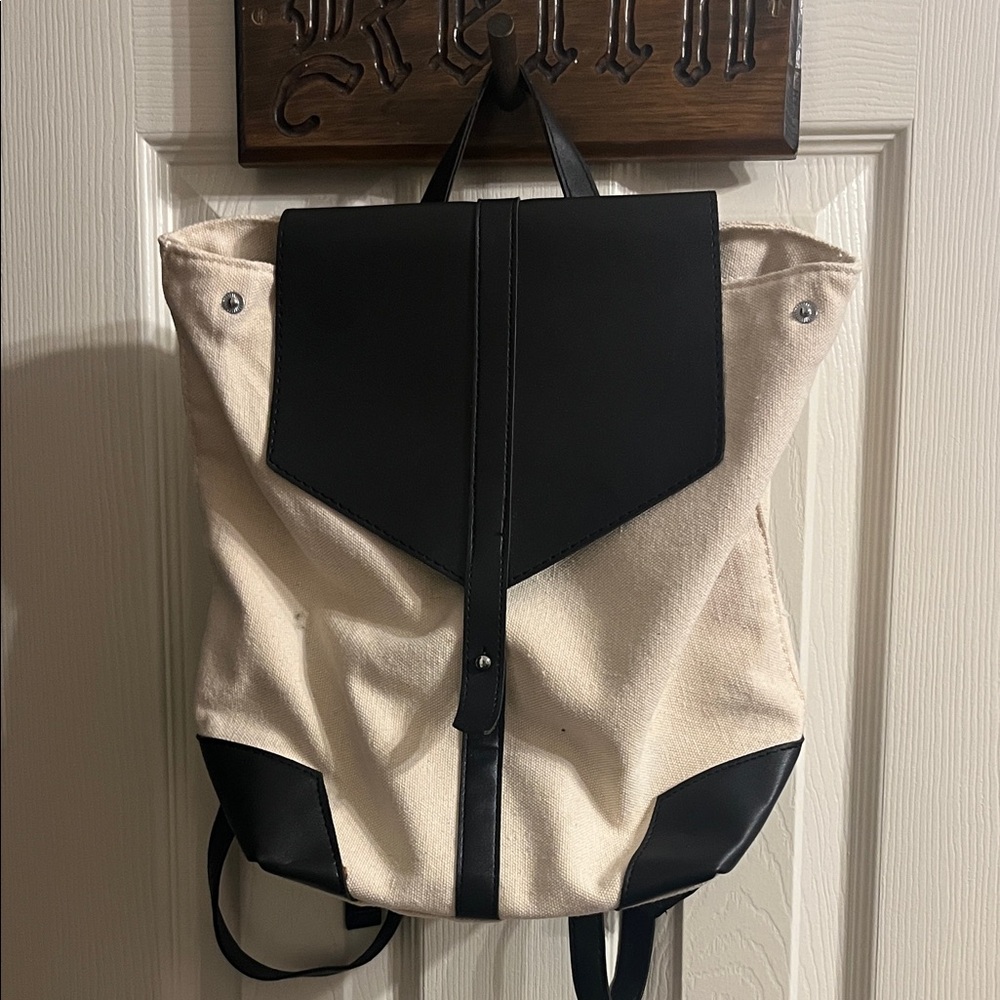 Deux Lux Black and Cream Backpack